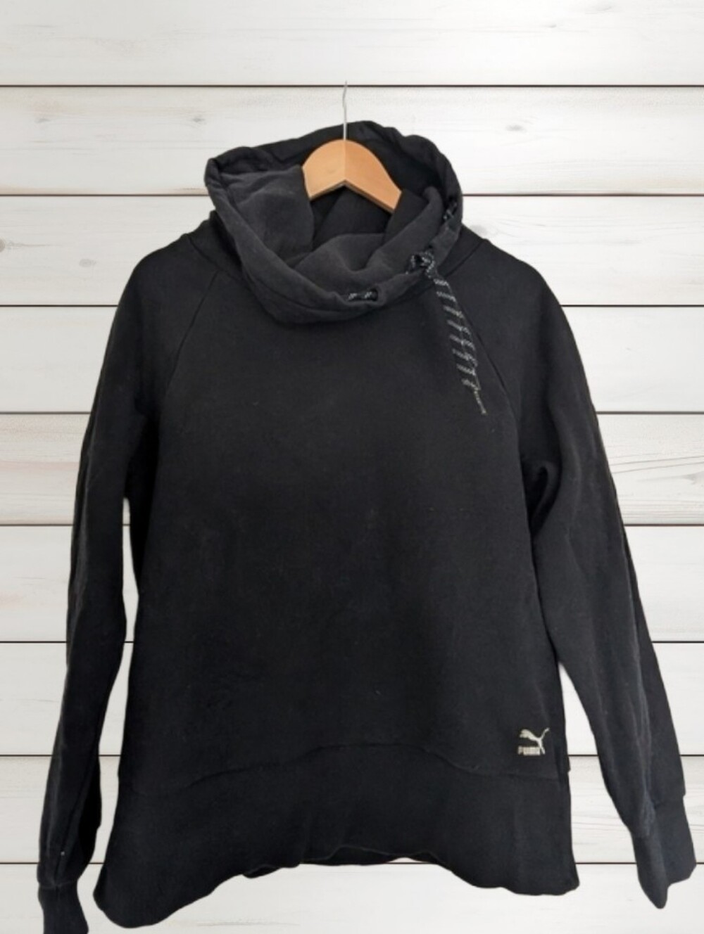 Puma | Black | Cowl Neck | Sweatshirt | Size XL